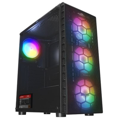 RAMPAGE 700W 80+ REDSKY GAMING MID-TOWER PC KASASI