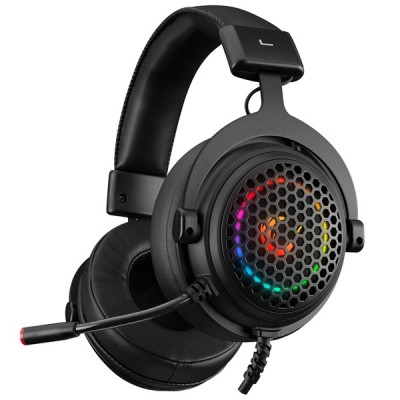 Rampage MAJESTY Siyah RGB Led 7.1 Surround Sound System Gaming Mikrofonlu Oyuncu Kulaklığı