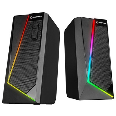 Rampage RMS-X8 MAJESTY Bluetooth & FM'Li RGB Işıklı Multimedia Gaming Oyuncu 2.0 Speaker