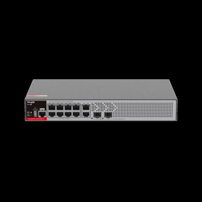 RUIJIE 8-PORT 125W FULL POE RG-S2915-10GT2MS-P-L GIGABIT 2X-2.5GE YÖNETİLEBİLİR POE SWITCH