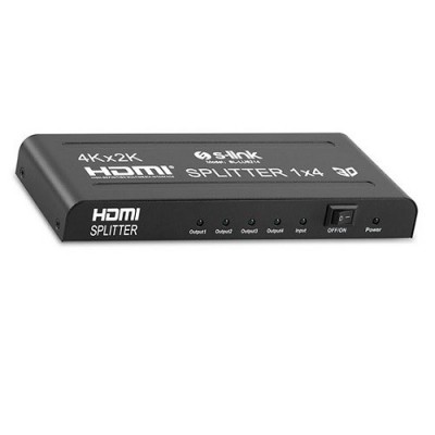 S-LINK 4port SL-LU6214 1port HDMI (giriş) 4port HDMI (çıkış) 4K HDMI Splitter