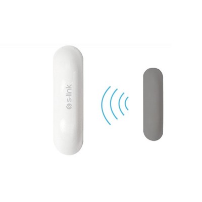 S-Link Swapp SL-EG01 Akıllı Ev Güvenliği Kablosuz Kapı Pencere Manyetik Sensör Wifi TUYA Destekli