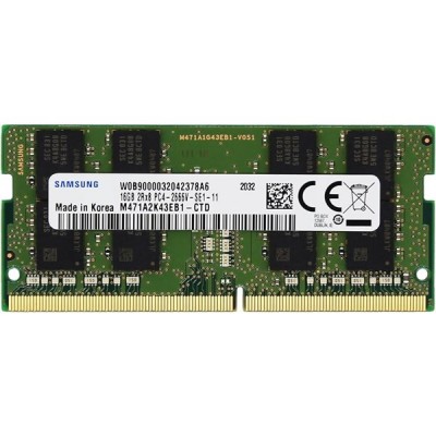 SAMSUNG 16GB DDR4 2666MHZ NOTEBOOK RAM VALUE M471A2K43CB1-CTD