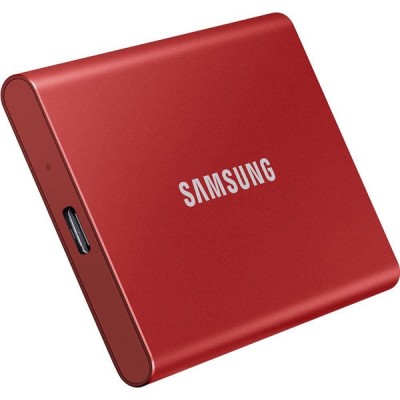 SAMSUNG 1TB T7  MU-PC1T0R/WW USB 3.0 SSD HARİCİ DİSK KIRMIZI