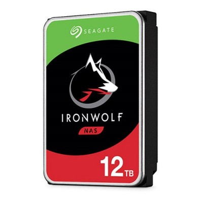 SEAGATE 12TB  IRONWOLF ST12000VN0008 256MB 7200RPM NAS DİSKİ (DİSTİ GARANTİLİ)