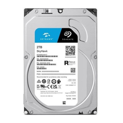 SEAGATE 3.5" 2TB SKYHAWK ST2000VX0170 5400 RPM 256MB SATA-3 Güvenlik Diski