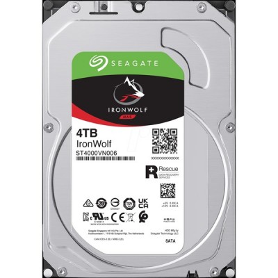 SEAGATE 3.5" 4TB IRONWOLF ST4000VN006 5400 RPM 256MB SATA-3 NAS Diski