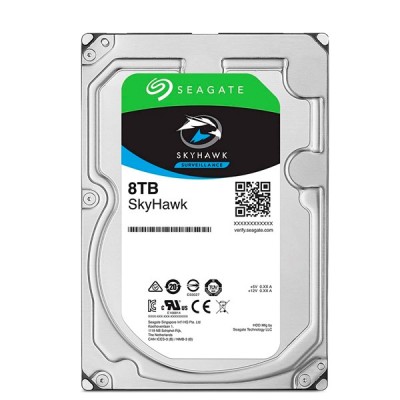 SEAGATE 3.5" 8TB SKYHAWK ST8000VE001 7200 RPM 256MB SATA-3 Güvenlik Diski