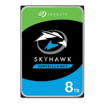 SEAGATE 3.5" 8TB SKYHAWK ST8000VX004 7200 RPM 256MB SATA-3 Güvenlik Diski