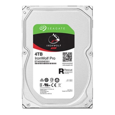 SEAGATE 3,5" 4TB IRONWOLF PRO ST4000NE001 7200 RPM 256MB SATA-3 E-NAS Uyumlu Disk