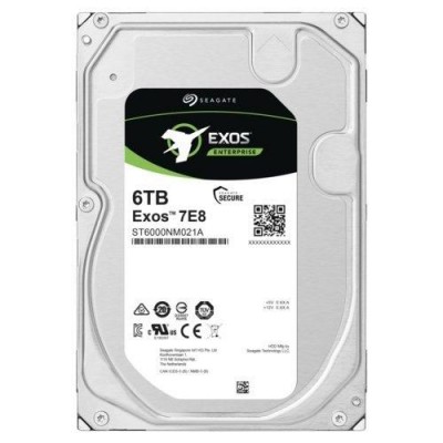 SEAGATE 6TB EXOS ST6000NM021A 256MB 7200RPM SATA-3 NAS VE GÜVENLİK DİSKİ