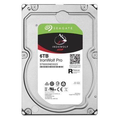 SEAGATE 6TB IRONWOLF PRO ST6000NE000 7200RPM 256MB SATA3 NAS DİSKİ