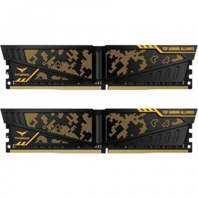 TEAM 16GB (2X 8GB) DDR4 3600MHZ CL18 DUAL KIT PC RAM T-Force Vulcan TUF Gaming TLTYD416G3600HC18JDC01