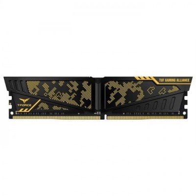 TEAM 16GB DDR4 3600MHZ CL18 PC RAM T-Force TUF Yellow TLTYD416G3600HC18JBK