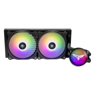 TEAM 240mm GD240E TB120502 RGB Sıvı Soğutmalı AM5-1700p İşlemci Fanı Siyah