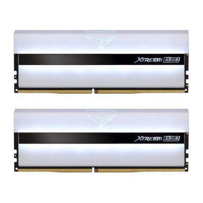 TEAM 32GB (2X 16GB) DDR4 3600MHZ CL18 RGB DUAL KIT PC RAM XTREEM RGB WHITE TF13D432G3600HC18JDC01