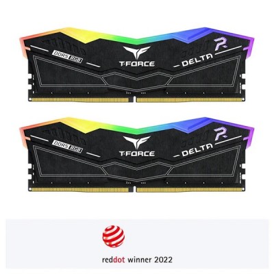 TEAM 32GB (2X 16GB) DDR5 6000MHZ CL34 RGB DUAL KIT PC RAM DELTA FF3D532G6600HC34DC01