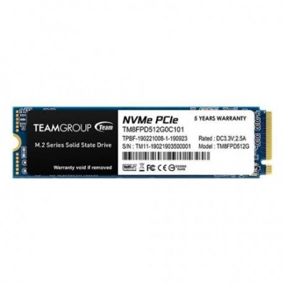 TEAM 512GB MP33 PRO TM8FPD512G0C101 2400- 2100MB/s M2 PCIe NVMe Gen3 Disk