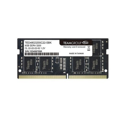 TEAM 8GB DDR4 3200MHZ CL22 NOTEBOOK RAM Elite TED48G3200C22-S01