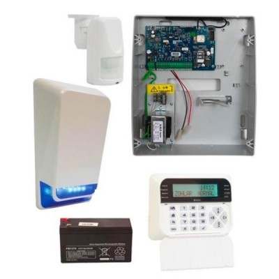 TEKNİM TSP-5324LCDA Kablolu Alarm Seti GSM/GPRS PARS AKÜ DAHİL