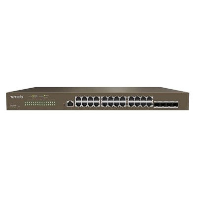 TENDA 24-PORT TEG3328F GIGABIT 4-SFP Yönetilebilir Switch