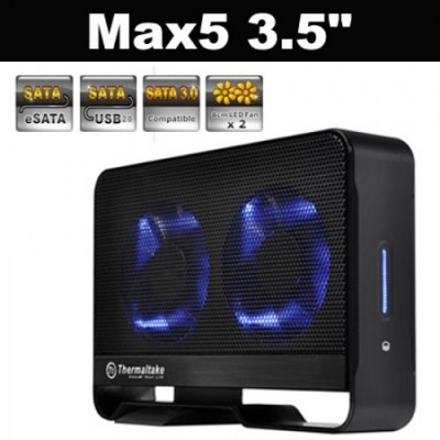 Thermaltake Max5 3.5" eSATA, USB 2.0 External Hdd Kutusu