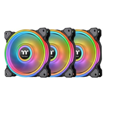 THERMALTAKE Quad Riing CL-F100-PL12SW-A RGB 120mm Kasa Fanı 3-lü Paket