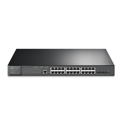 TP-LINK 24port TL-SG3428XMP Gigabit 4-10GBe SFP Yönetilebilir Switch