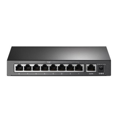 TP-LINK 8-port TL-SF1009P 10/100 Yönetilemez 65w Full PoE Switch