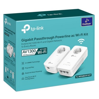 TP-LINK TL-WPA8631P KIT EV Ofis Tipi PowerLine Ağ Adaptörü