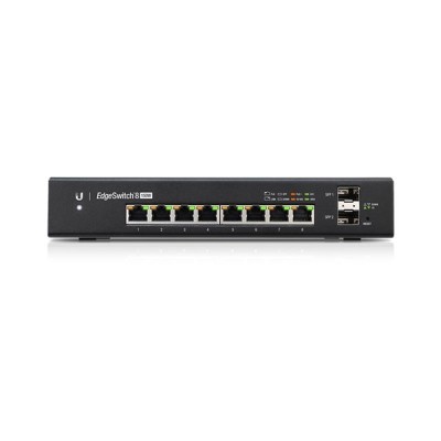 UBIQUITI 8-PORT 150W FULL POE ES-8-150W GIGABIT 2X-SFP YÖNETİLEBİLİR SWITCH