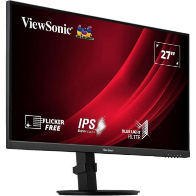 VIEWSONIC 27" IPS VG2709-2K-MHD 5MS 75Hz HDMI-DP Pivot Kurumsal Monitör (2560 X 1440)