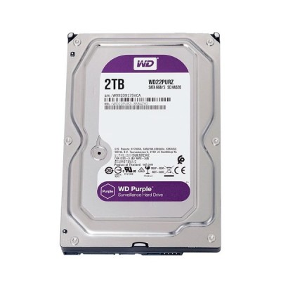 WD 2TB PURPLE WD22PURZ 540RPM 256MB SATA-3 GÜVENLİK DİSKİ