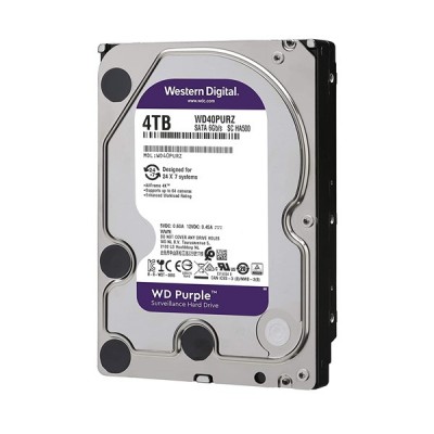 WD 3.5" 4TB PURPLE WD42PURZ 5400 RPM 256MB SATA-3 Güvenlik Diski