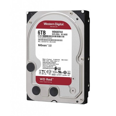 WD 3.5" 6TB RED WD60EFAX 5400 RPM 256MB SATA-3 NAS Diski