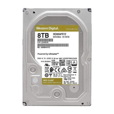 WD 8TB 3.5" GOLD WD8004FRYZ 7200RPM 25MB ENTERPRISE SATA-3 DİSK