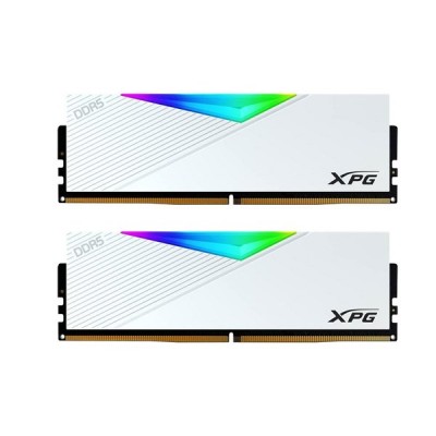 XPG 32GB (2X 16GB) DDR5 6400MHZ CL32 RGB DUAL KIT PC RAM LANCER BLADE AX5U6400C3216G-DTLABRWH BEYAZ