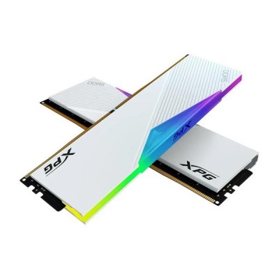 XPG 64GB (2X 32GB) DDR5 6000MHZ CL30 RGB DUAL KIT PC RAM LANCER BEYAZ AX5U6000C3032G-DCLARWH