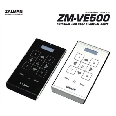 ZALMAN 2.5" USB 3.0 ZM-VE500 Sata Alüminyum Harddisk Kutusu Siyah