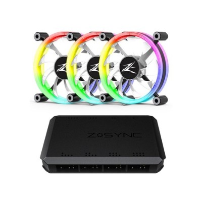 ZALMAN ZM-LF120A3 ARGB Kontrol Üniteli 120mm Kasa Fanı 3-lü paket