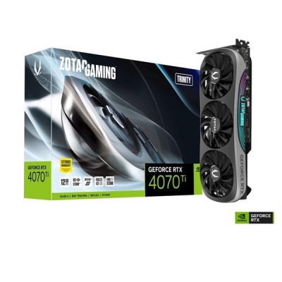 ZOTAC RTX4070Ti 12GB TRINITY ZT-D40710D-10P GDDR6X 192bit HDMI DP PCIe 16X v4.0