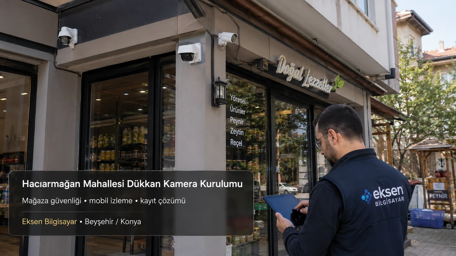 Hacıarmağan Mahallesi Dükkan Kamera Kurulumu